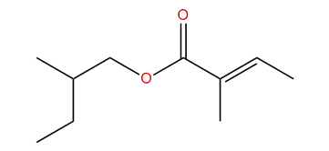 2-Methylbutyl (E)-2-methyl-2-butenoate